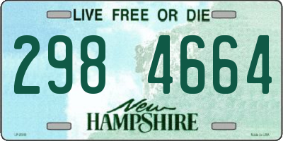 NH license plate 2984664