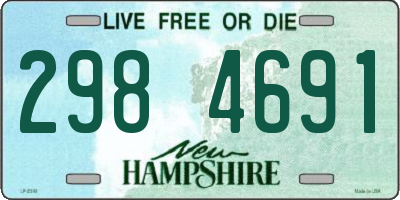 NH license plate 2984691