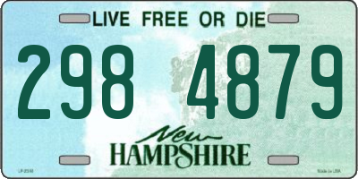 NH license plate 2984879
