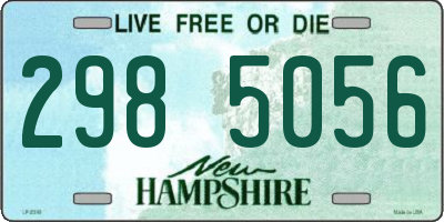 NH license plate 2985056