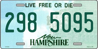 NH license plate 2985095