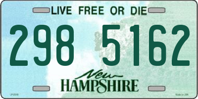 NH license plate 2985162