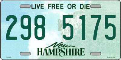 NH license plate 2985175