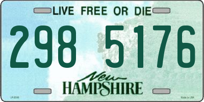NH license plate 2985176