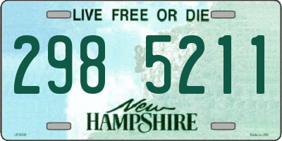 NH license plate 2985211