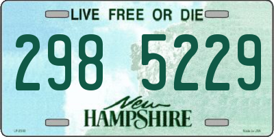 NH license plate 2985229