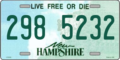 NH license plate 2985232