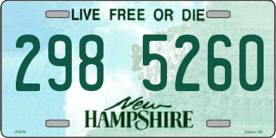 NH license plate 2985260