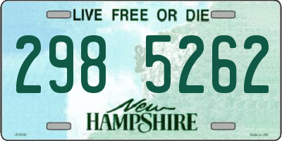 NH license plate 2985262