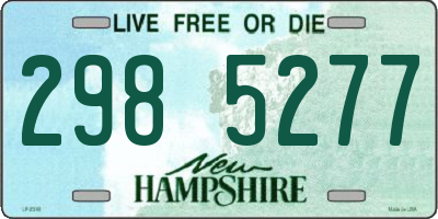 NH license plate 2985277