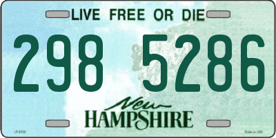 NH license plate 2985286
