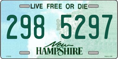 NH license plate 2985297