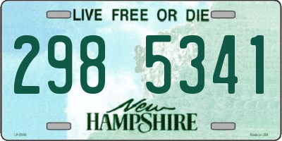 NH license plate 2985341