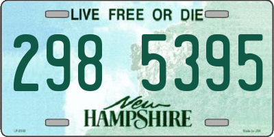 NH license plate 2985395
