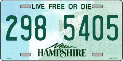 NH license plate 2985405