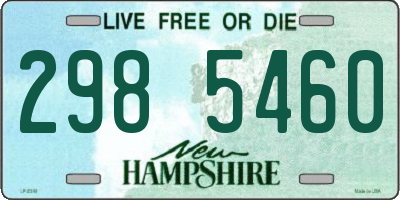 NH license plate 2985460