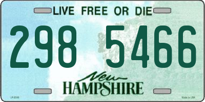 NH license plate 2985466