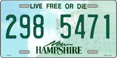 NH license plate 2985471
