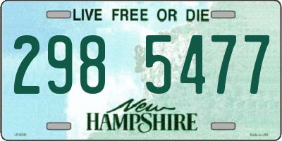 NH license plate 2985477