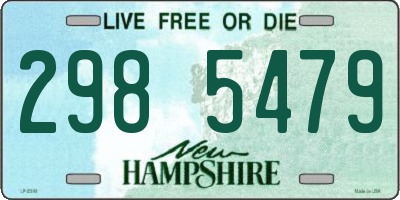 NH license plate 2985479