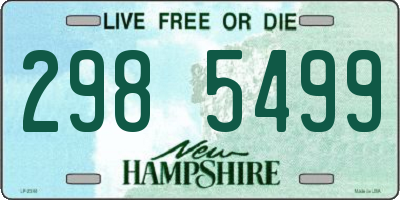 NH license plate 2985499