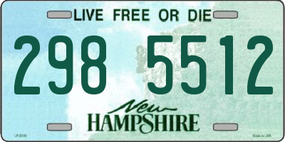 NH license plate 2985512