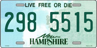 NH license plate 2985515