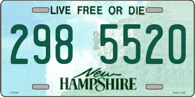 NH license plate 2985520