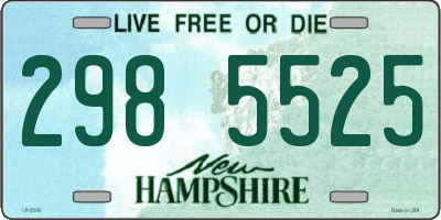 NH license plate 2985525
