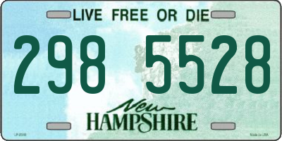 NH license plate 2985528