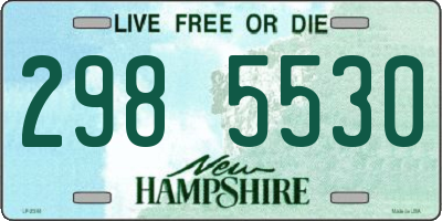 NH license plate 2985530