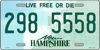 NH license plate 2985558
