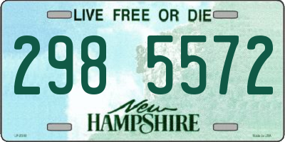 NH license plate 2985572