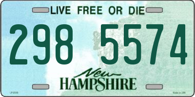 NH license plate 2985574