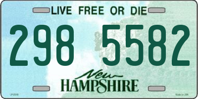 NH license plate 2985582