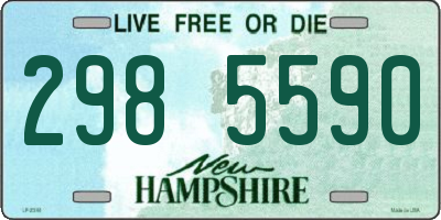 NH license plate 2985590