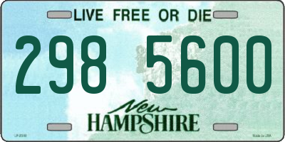 NH license plate 2985600