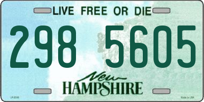 NH license plate 2985605