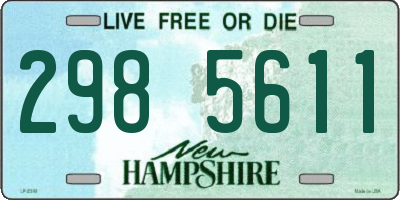 NH license plate 2985611
