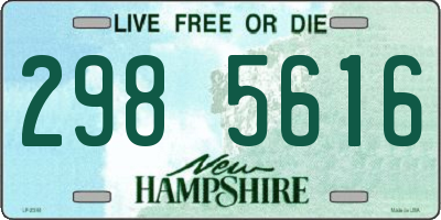 NH license plate 2985616