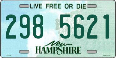 NH license plate 2985621