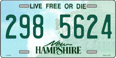 NH license plate 2985624