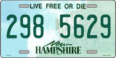 NH license plate 2985629