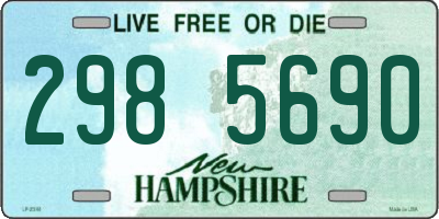 NH license plate 2985690
