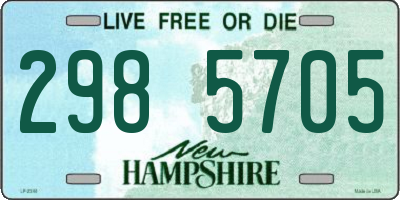 NH license plate 2985705