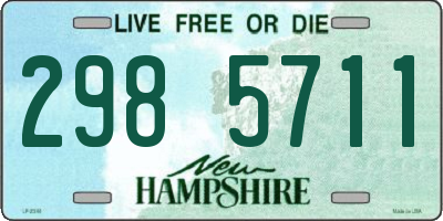 NH license plate 2985711