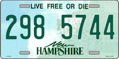 NH license plate 2985744