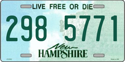 NH license plate 2985771
