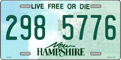 NH license plate 2985776