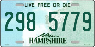NH license plate 2985779